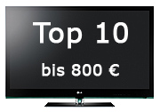 Top 10 Fernseher bis 800 €