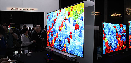 LG 4K OLED TV auf der CES 2015
